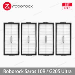 Roborock Saros 10R / G20S Ultra Robot Vacuum Cleaner Accessories Main Side Brush Mop Cloth Hepa Filter Dust Bag Spare Parts