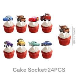 Car Theme Kids Birthday Party Favor Supplies Car Braclet Stamp Keychain Popcorn Box Party Decoration for Party Bag Goodie Bags