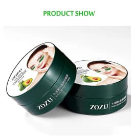 60Pcs Avocado Collagen Mask Natural Moisturizing Gel Eye Patches Smooth Repairing Eye Skin Care Korea Hydration Eye Masks