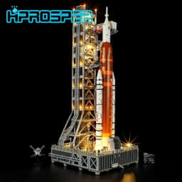 Hprosper LED Light for 10341 NASA Artemis Space Launch System Decorative Lamp With Battery Box (Not Include Building Blocks)