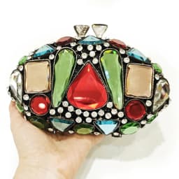 New Large Rhinestone Evening Bag Crystal Dinner Bag WHTUOHENG Diamond Clutch Women's Bag Luxury Formal Party Bags And Handbags