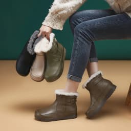 Careaymade-Women's Ankle Boots and Short Boots Nonslip Comfortable and Warm Snow Boots Women Plus Size Lace-up Women's Boot