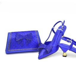 New Arrival Matching Shoes and Bag for Women for Weddings Shoe and Bag Set for Nigeria Party Italy Luxury Designer Shoes Women