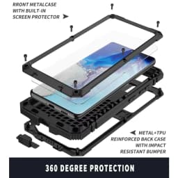 Metal Screw Bumper Shockproof Cover Case For Samsung S26 S25 Edge S24 S23 S22 S21 Ultra S26 Plus Heavy Armor Aluminium Funda