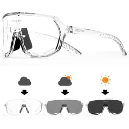 SCVCN Photochromic Cycling Glasses Outdoor Sports Bicycle Goggles Men MTB Cycling Sunglasses UV400 Road Bike Eyewear For Women
