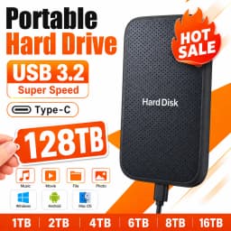 Handy Portable External Hard Drive 1TB 2TB External Hard Disk Data Storage Device For Laptop Desktop Smartphone