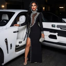 HBLL Factory Wholesale Black Long Sleeve Diamond Mesh Perspective Dress Sexy Celebrity Cocktail Party Bodycon Long Evening Dress