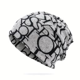 Cotton Slouchy Beanies for Men Vintage Hip-Hop Slouchy Hat Autumn Winter Warm Unisex Skullies Solid Color Male Skull Caps