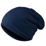 Cotton Slouchy Beanies for Men Vintage Hip-Hop Slouchy Hat Autumn Winter Warm Unisex Skullies Solid Color Male Skull Caps