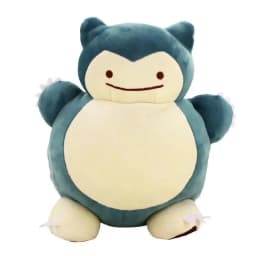 20cm Pokemon Anime Dolls Reversible Pillow Cushion Ditto Transform Snorlax Plush Toys Pillow Doll For Kids Gift