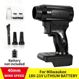 Powerful Handheld Car Violent Air Blower Turbo Jet Fan High Speed 40mm Brushless Motor 500g Thrust Car Wash Air Gun Dryer Tool