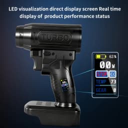Powerful Handheld Car Violent Air Blower Turbo Jet Fan High Speed 40mm Brushless Motor 500g Thrust Car Wash Air Gun Dryer Tool