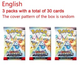 360Pcs/Set English Pokémon Card Prismatic Evolutions Scarlet Violet 151 English Booster Battle Transaction Card Gifts