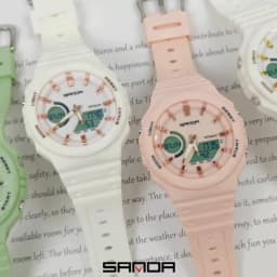SANDA Outdoor Sports Watches Men Ms LED Digital Watches Military Waterproof Date Electronic Watch Boy Girl Relogio Masculino