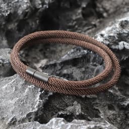 New Minimalist Outdoors Sports Men Bracelet Rope Bilayer 4mm Lucky Red Thread Braclet Bangle Gift For Him Beach Nautical Braslet