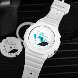 Watch Dial for GA2100 GA2110 Scale Ring Copper Dial For GA-2100 ga2110 DIY Modification kit Watch Parts ABS Hour Marker 2IN1