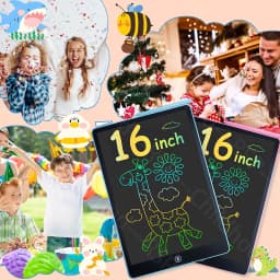 16 Inch Big LCD Drawing Board Writing Tablet Digit Magic Blackboard Art Tools Painting Learning & Education Toys for Kids Gift