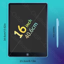 16 Inch Big LCD Drawing Board Writing Tablet Digit Magic Blackboard Art Tools Painting Learning & Education Toys for Kids Gift