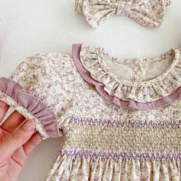 New Summer Baby Girl Clothes Short Sleeve Lace Flower Girls Dress Cotton Baby Romper Princess Dress Famil Matching Sister Outfit