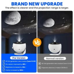 Pro Night Light Galaxy Projector Starry Sky Projector 360° Rotate Planetarium Lamp For Kids Bedroom Valentines Day Wedding Deco