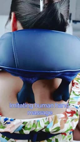 Strong 10-Heads Hand Pinching Neck And Shoulder Massager Wireless Trapezius Back Waist Neck Cervical Kneading Massage Shawl