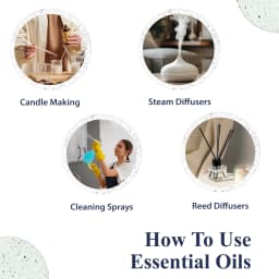 PHATOIL Aromatherapy Essential Oils 100ML Eucalyptus Peppermint Lavender Sandalwood Vanilla Aroma Oils for Diffuser Humidifier