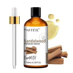 PHATOIL Aromatherapy Essential Oils 100ML Eucalyptus Peppermint Lavender Sandalwood Vanilla Aroma Oils for Diffuser Humidifier