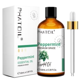 PHATOIL Aromatherapy Essential Oils 100ML Eucalyptus Peppermint Lavender Sandalwood Vanilla Aroma Oils for Diffuser Humidifier