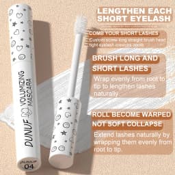 Colorful Curling Mascara Waterproof Fast Drying Eyelashes Extension Multicolor Lashes Makeup Lasting Waterproof White Mascara