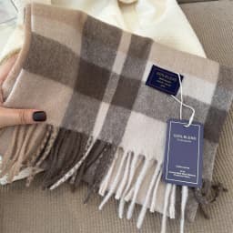 Classic England Style Stripe Plaid Scarves for Women Scarf Fashion Luxury Brand Tassel Shawls Pashmina Lady Wrap Poncho Stoles