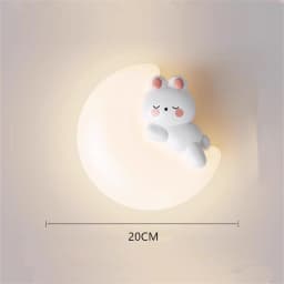 Wall Lamp, Bedside Lamp, Bedroom Staircase Lamp, Background Wall Lamp, Hanging Lamp, Boy Cloud, Little Bear, Children's Room Lam