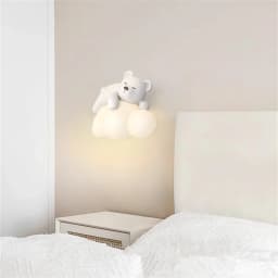 Wall Lamp, Bedside Lamp, Bedroom Staircase Lamp, Background Wall Lamp, Hanging Lamp, Boy Cloud, Little Bear, Children's Room Lam