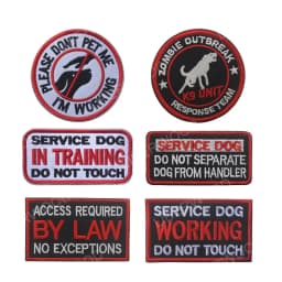 Trooper Sheriff Tactical K9 UNIT Black Grey Hook Back Patch For Body Armor K-9 Badge Applique