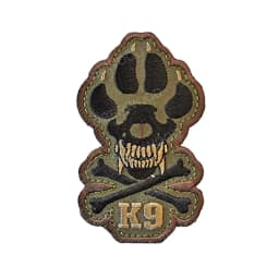 Trooper Sheriff Tactical K9 UNIT Black Grey Hook Back Patch For Body Armor K-9 Badge Applique