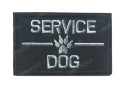 Trooper Sheriff Tactical K9 UNIT Black Grey Hook Back Patch For Body Armor K-9 Badge Applique