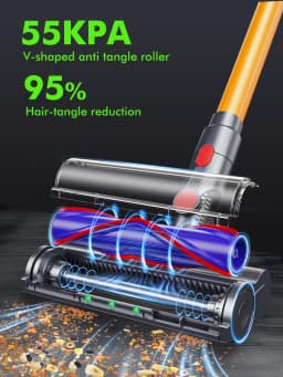 Armo V22 55kPa 600W Power Handheld Vacuum Cleaner 6 in 1 Cordless Vacuum Cleaner Smart Home Dust Cup Removable Battery