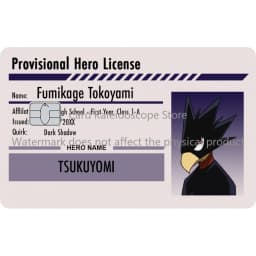 Anime My Hero Academia Student ID Series Redit Card Skin Sticker for VISA JCB Mastercard and Other Bank IC Card Decoration
