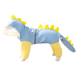 Large Dog Dinosaur Raincoat Golden Retriever Four Legged Waterproof Clothes Pet Summer All Inclusive With Tail Stereo Rain Ponch