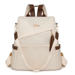 Fashion Women’s Nylon Anti-theft Backpack Tassel Decorative Casual Travel Female Shoulder Bag Large Capacity Student School Pack