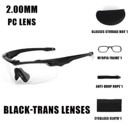 New Outdoor Military 2.0MM Tactical Goggles Windproof Dustproof CS Shooting UV400 Safe Protective Glasses Mountaineering Gafas