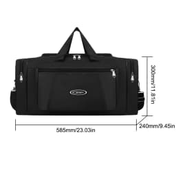 Oxford Dry Wet Separation Bags Large Capacity Portable Gym Bags Multifunctional Wear-resistant Side Zippers for Travel Swimming