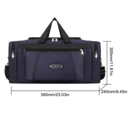 Oxford Dry Wet Separation Bags Large Capacity Portable Gym Bags Multifunctional Wear-resistant Side Zippers for Travel Swimming