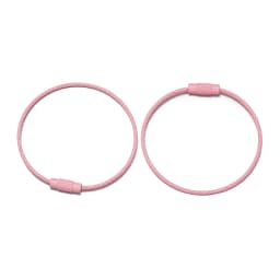 10pcs/lot 50mm Iron Key Ring Colorful Keychain Rings Screw Lock for Jewelry Making Keychain DIY Findings