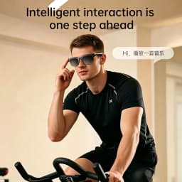 New Smart Glasses 2026 Music Sunglasses Headphones Wireless Bluetooth Call Headset HIFI Audio Glasses For Android