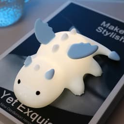 Cartoon Silicone Night Light, Cute Naillong Sleep Lamp USB Rechargeable Colorful Atmosphere Light, Home Decoration, Holiday Gift
