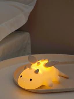 Cartoon Silicone Night Light, Cute Naillong Sleep Lamp USB Rechargeable Colorful Atmosphere Light, Home Decoration, Holiday Gift