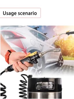 KUNAISI Car Washing Tools Cleaning Bucket Spray suit Keg Accessory High Pressure Power Washer Spray Nozzle High Pressure Water