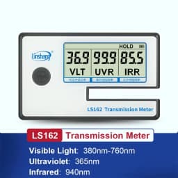 LS162 LS162A Window Tint Meter Solar Film Car Transmission Meter Solar Film Meter VLT UV IR Rejection Tester Dropship