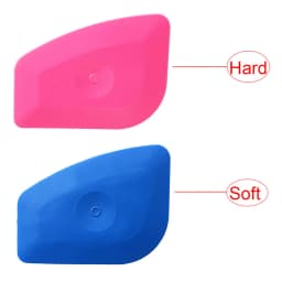50pcs Multilateral Mini Pink Blue Vinyl Squeegee Scraper Car Stickers Home Office Window Film Installation Tint Tools 50A25