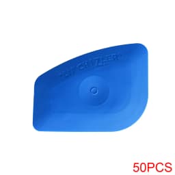 50pcs Multilateral Mini Pink Blue Vinyl Squeegee Scraper Car Stickers Home Office Window Film Installation Tint Tools 50A25
